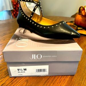 JLo brand black flats. Never worn, new in box